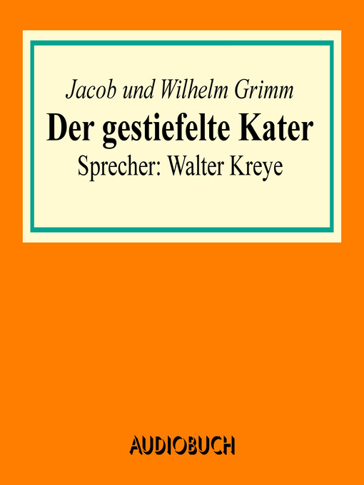 Title details for Der gestiefelte Kater by Jacob Grimm - Available